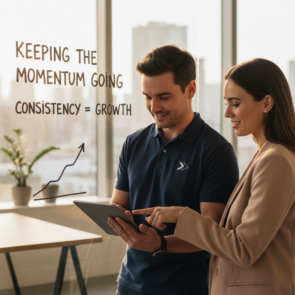 Keeping the Momentum Going: Consistency and Mindset