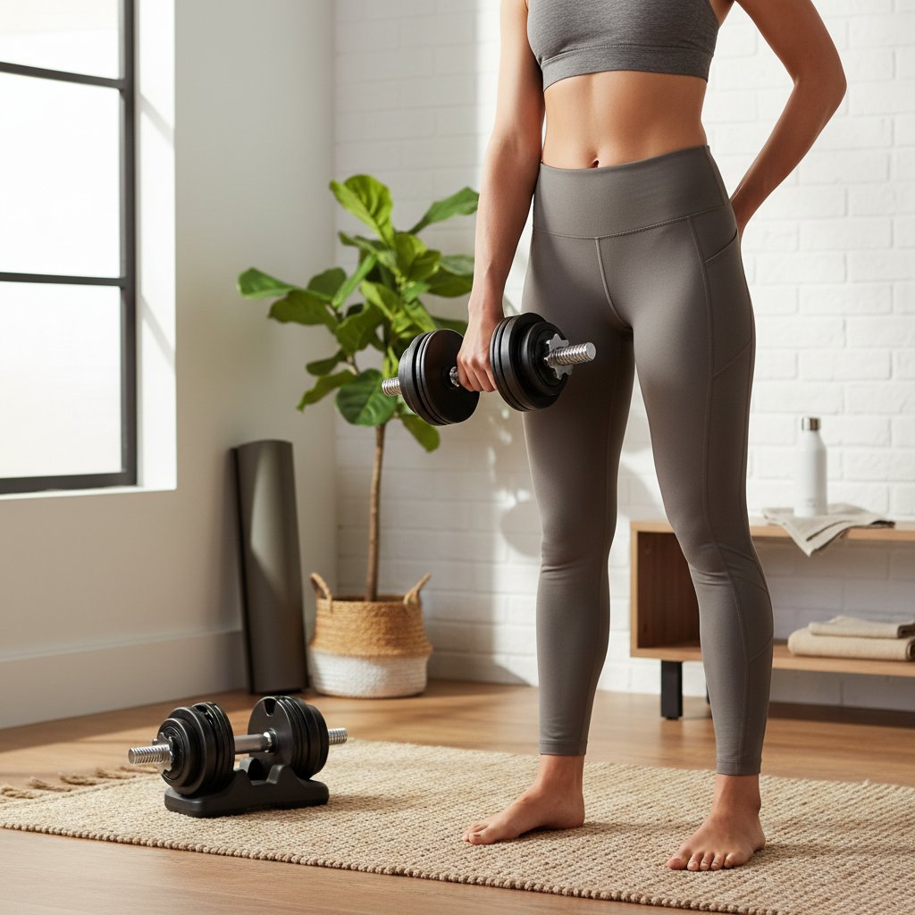 Fitness - Adjustable Dumbbells for Compact Home Gyms