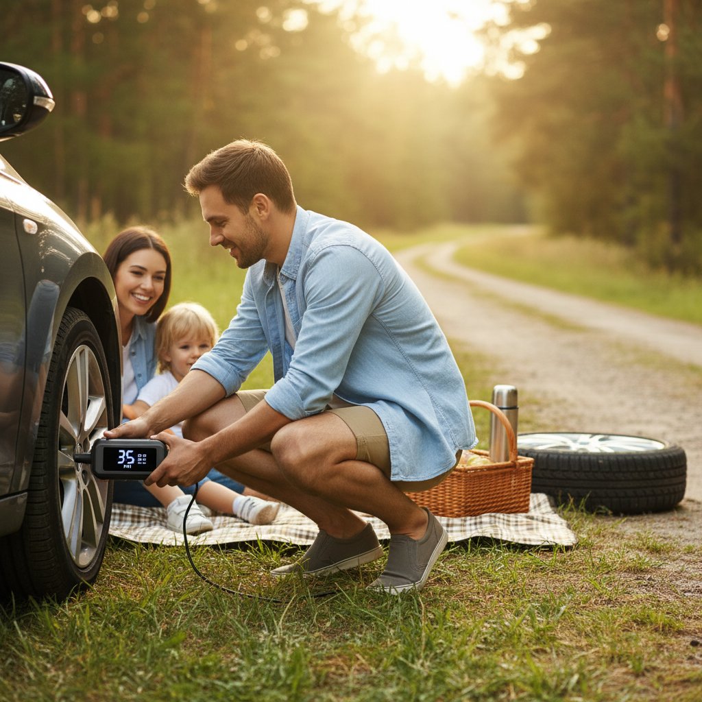 Auto - Tire Inflators for Emergency Situations