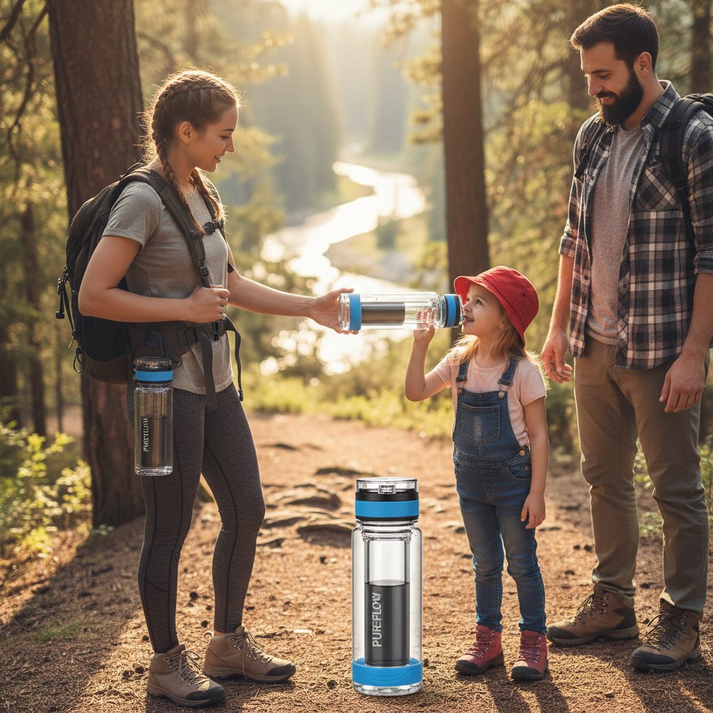 Travel - Portable Water Bottles With Built-In Filters